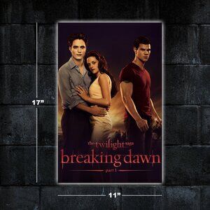 Twilight Breaking Dawn movie poster - 11x17 wall art print merch Edward Bella
